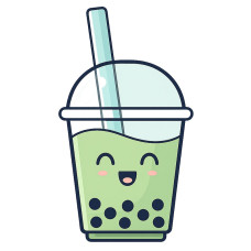 2060 Boba Green Tea 500 c.c.